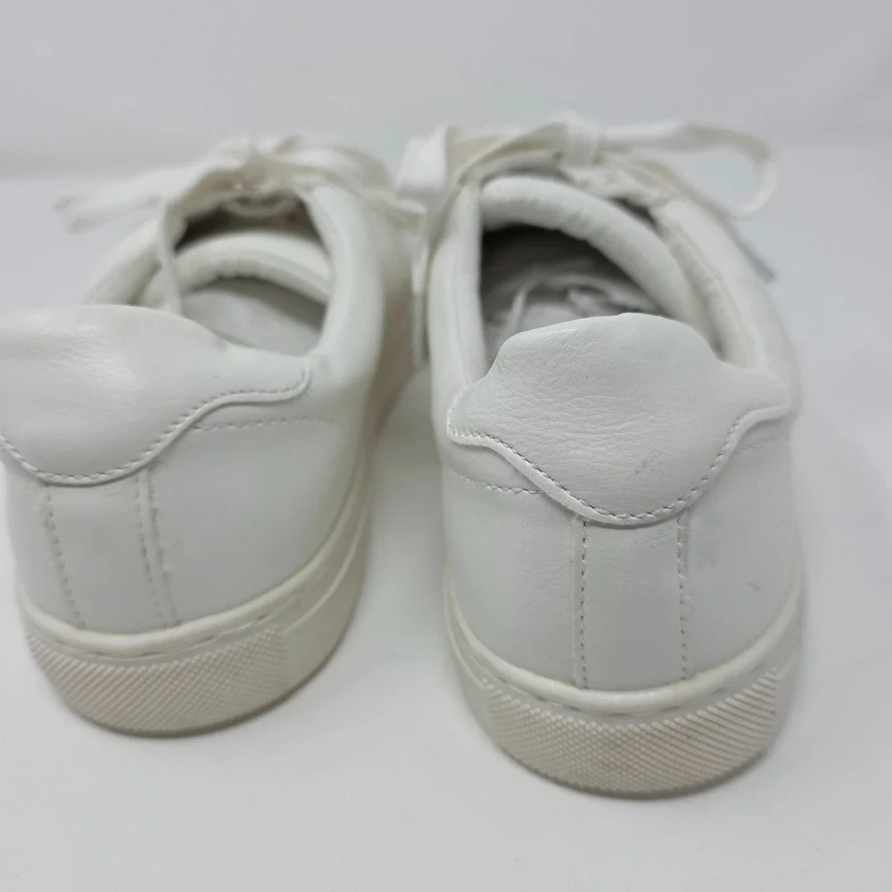 Banana Republic Nicklas Sneaker Mens Size 9 White Low Top Minimalist 662548